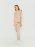 bluza z kapturem beżowa bawełna PITTI marlu.pl