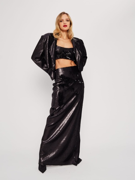 Sequin skirt BELLA maxi