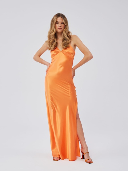 Dress MOLI maxi silk